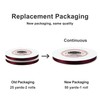 VATIN 22mm Double Faced Polyester Satin Ribbon Wine - 23