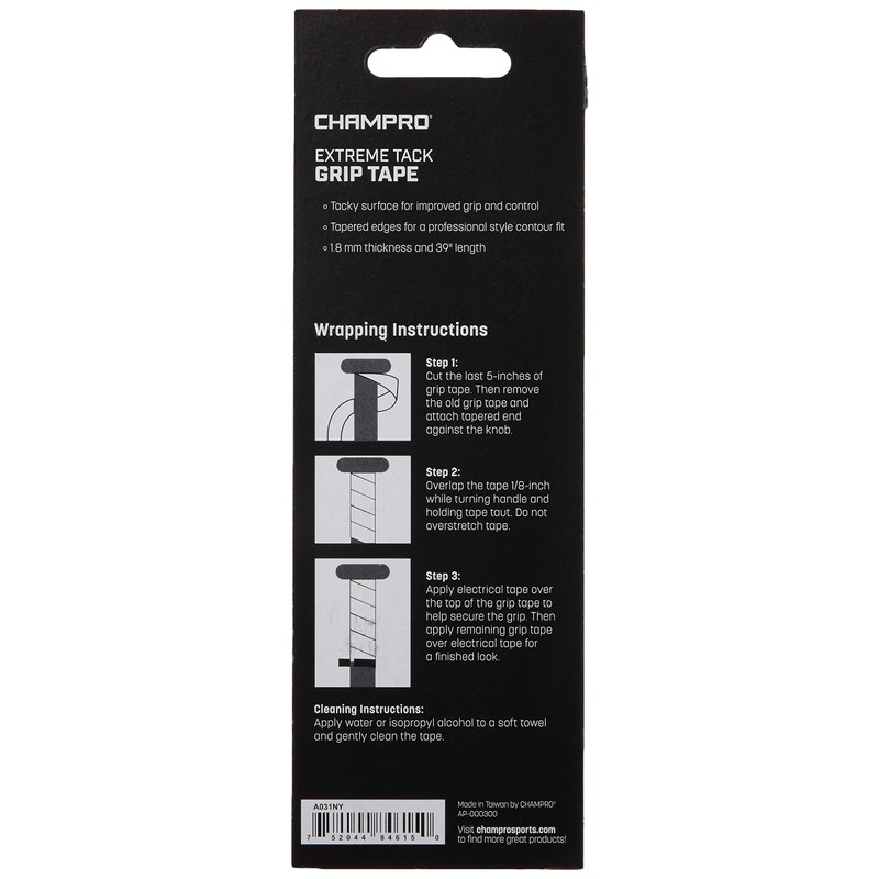 Champro Extreme Tack Bat Grip Tape, Navy, One Size (A031NY)