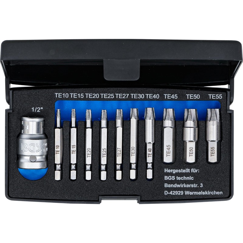 BGS 9170 | Screw Extractor Set | for Defective T-Profile