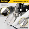HURRICANE 3 pc Aviation Tin Snips Set, 10 inch Metal