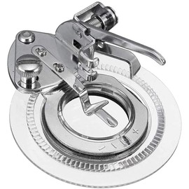 CENPEK Multifunctional Daisy Flower Stitch Sewing Machine Presser Foot Decorative Embroidery Stitch Circles Ruffler Presser Foot for Low Shank Snap-On Sewing Machines