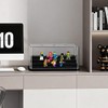 DVKKHD 4 Tier Minifigure Display Case, Clear Acrylic Storage Box,