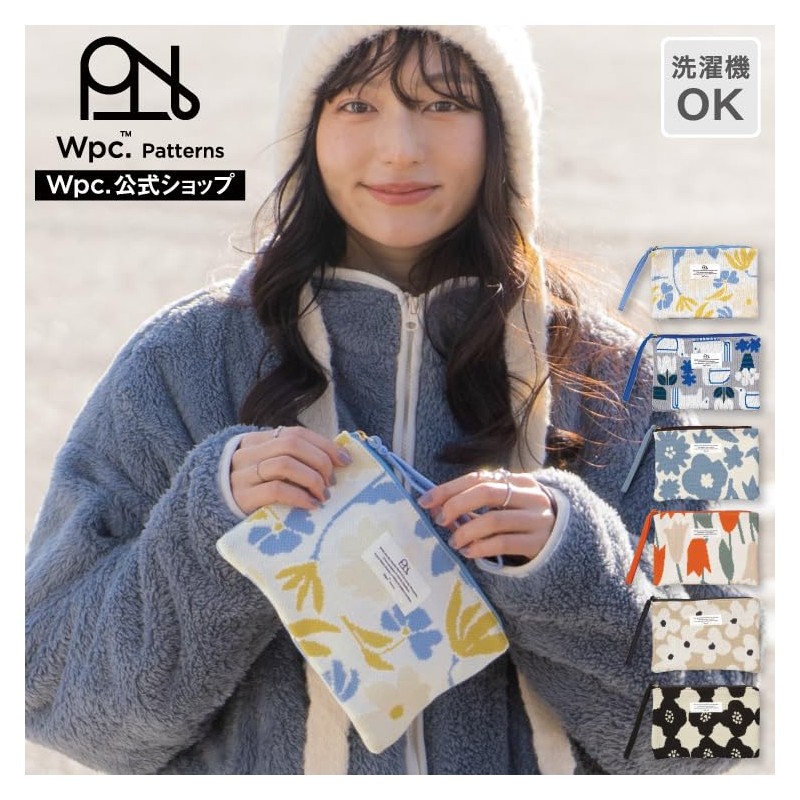 Wpc. Patterns [Easy-to-Use Slightly Larger Size] Knit Flat Pouch Vogelvenne