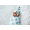 Perla de cobre, gorro de bebé con nudo elástico suave,