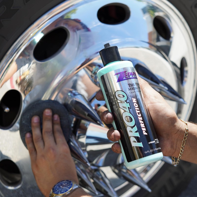 Zephyr Pro-40 The Perfect Metal Polish. for Chrome, Stainless Steel,