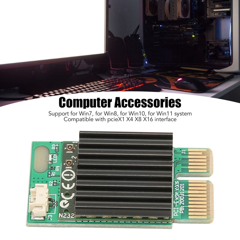 Wireless Card 1200Mbps 2.4G 5G Dual Band PCIE Gigabit Network