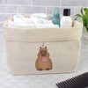 Large 'Sweetheart Capybara' Canvas Organiser/Storage Bag (OR00024736)