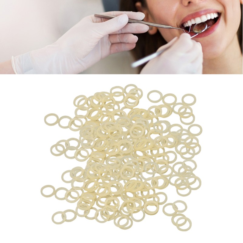 5000 Pcs 1/4 Inch Orthodontic Elastic Rubber Bands 3.5Oz Small