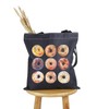 PWHAOO Bagel Lover Gift Bagel Design Tote Bag Bagel Eater