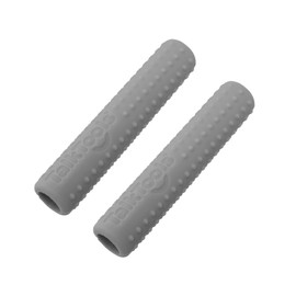 Talktools Chewzies Chewable Medical Grade Platinum Silicone 3 Colors, 3 Textures (Ruffled, Gray)