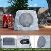 GGII 2-Pack Rock Speakers Outdoor Water-Resistant IP44, Multi-Sync Up to