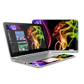 MightySkins Skin Compatible with HP Envy x360 15 (2015) Laptop – Bright Smoke | Protective, Durable, and Unique Vinyl Decal wrap Cover | Easy to Apply, Remove, and Change Styles | Made in The USA
