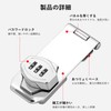 Aninako Door Lock 3 Digit Dial Type Retrofit Room Key