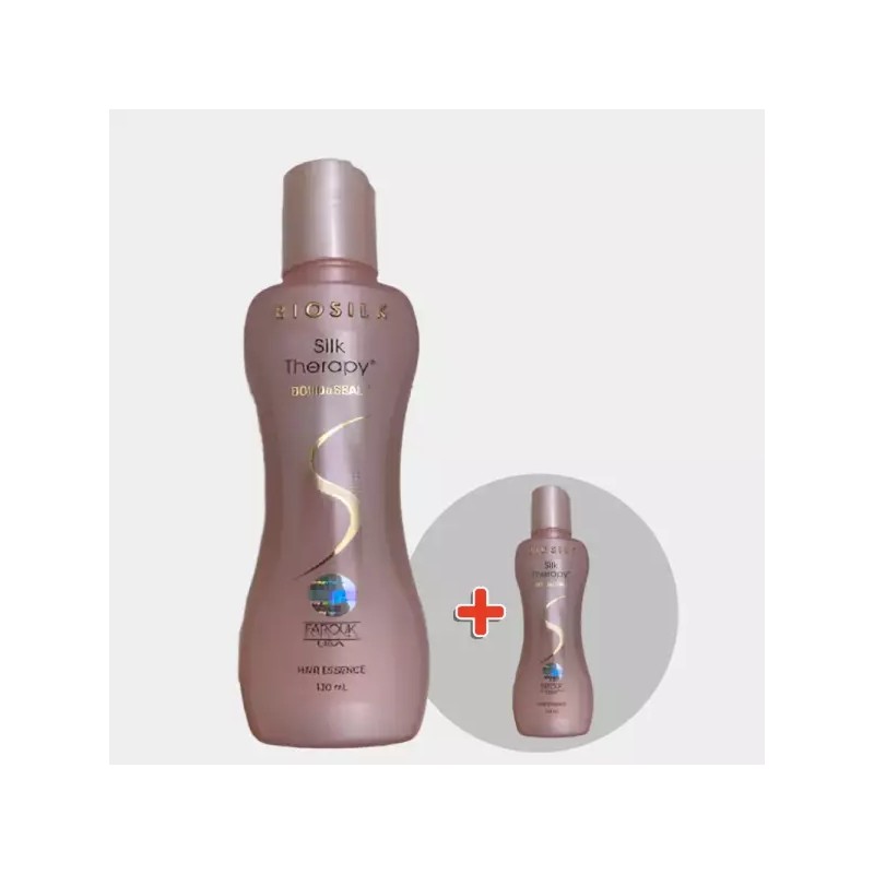 Silk Therapy 실크테라피 열보호 에센스 본드앤씰 130ml+15ml (극손상모) Silktherapy Heat