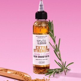 Extra Strength Rosemary & Fenugreek Hair Growth Oil 4oz - The Mane Attraction Herb Infused Growth Oil- Made For All Hair Types