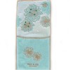 PAUL&JOE ACCESSOIRES 107518-9201-02 Women's Pocket Towel Handkerchief (Blue/100% Cotton), Flower,