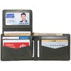 alpine swiss Men's RFID Safe Wallet Bifold Passcase Cowhide Leather