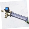 TEHAUX Pressure Reducer Flowmeter Alloy Flow Gauge Made for Professional