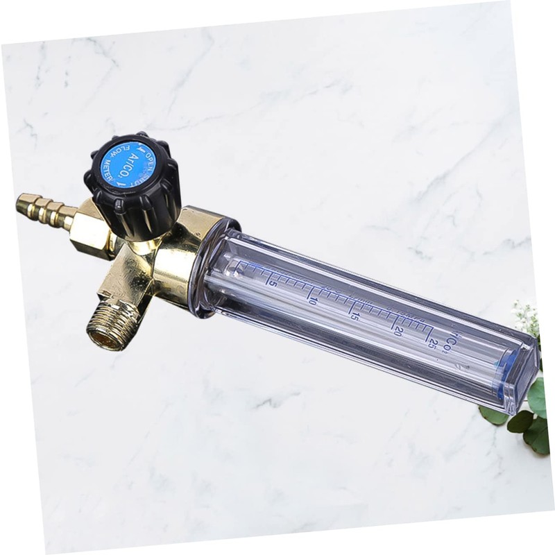 TEHAUX Pressure Reducer Flowmeter Alloy Flow Gauge Made for Professional