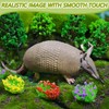 Rich Boxer Armadillo Figurine Realistic Plastic Armadillo Figurine for Home
