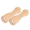 2pcs Wood Salt and Pepper Grinder Adjustable Coarseness Wooden Pepper
