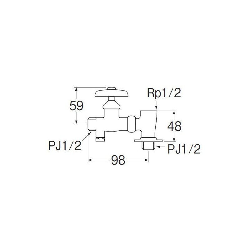 SANEI B21AK-13 Cold Weather Splitter Valve