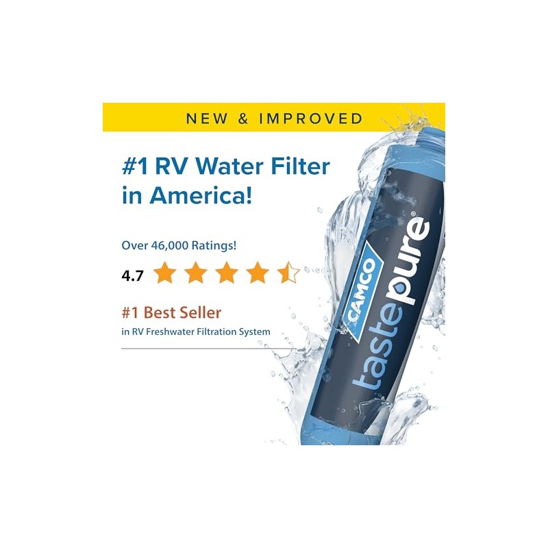 Camco Filtro de Agua TASTEPure 40043, Multicolor