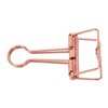 50Pcs Hollow Binder Clips Metal Paper Binder Clips for Documents