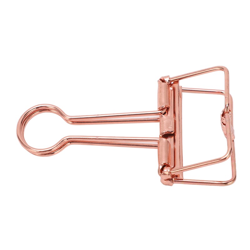 50Pcs Hollow Binder Clips Metal Paper Binder Clips for Documents
