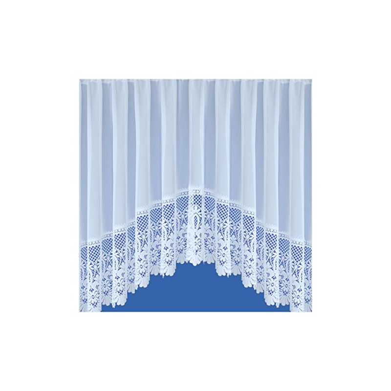 Tyrone Textiles Brazil Jardiniere - Heavy Lace Bottom with Plain