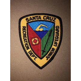 Santa Cruz Recreation Department Junior Lifeguard Patch 3”x4”