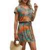 Beach Vacation Clothes for Women Hawaiian Dresses 2025 Tie Waist