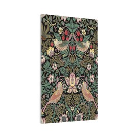 Yamxbfa Switch Plates Morris Vintage Floral Strawberry Birds Botanical 1 Gang Light Switch Cover No Device Wall Plate Decorative Blank Electrical Faceplate for Bathroom Home Art Panel Decorate