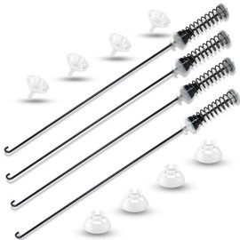 VNAPARTS MVWC465HW2 MVWC465HW3 MVWC465HW0 MVWC465HW4 MVWC465HW1 W11217817 Washer Suspension Rod Kit 26.8 inch Fit for Maytag Whirlpool Washing Machine WTW4955HW2 4KMVWC410JW0 4KMVWC410JW1 4KMVWC420JW0