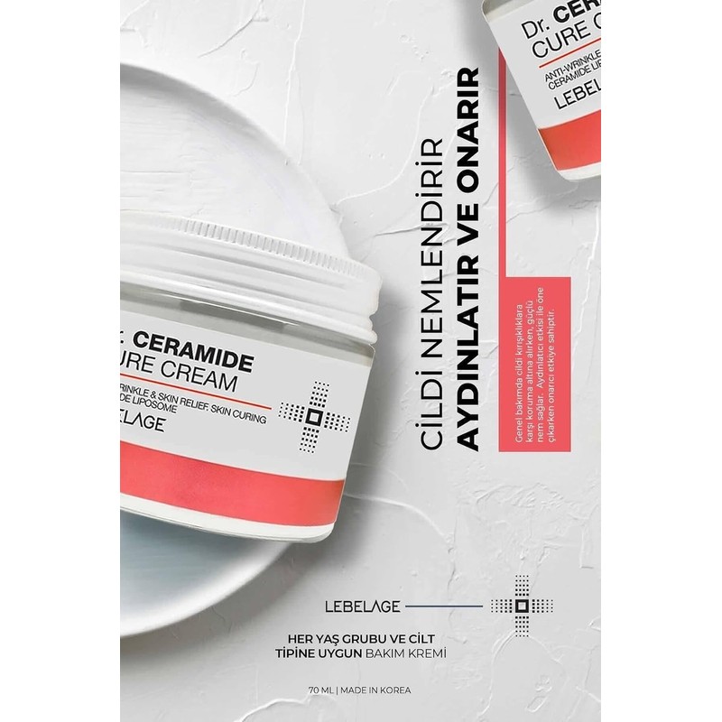 Crema Facial Dr Cure Ceramida, Antiarrugas 70ml 1pz