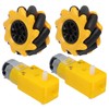 Mecanum Wheel for TT Geared Motor Smart Robot Car Parts