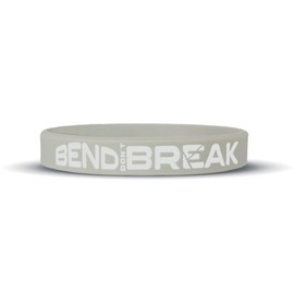 BEND DON'T BREAK Wristband - Size: XL - 9"