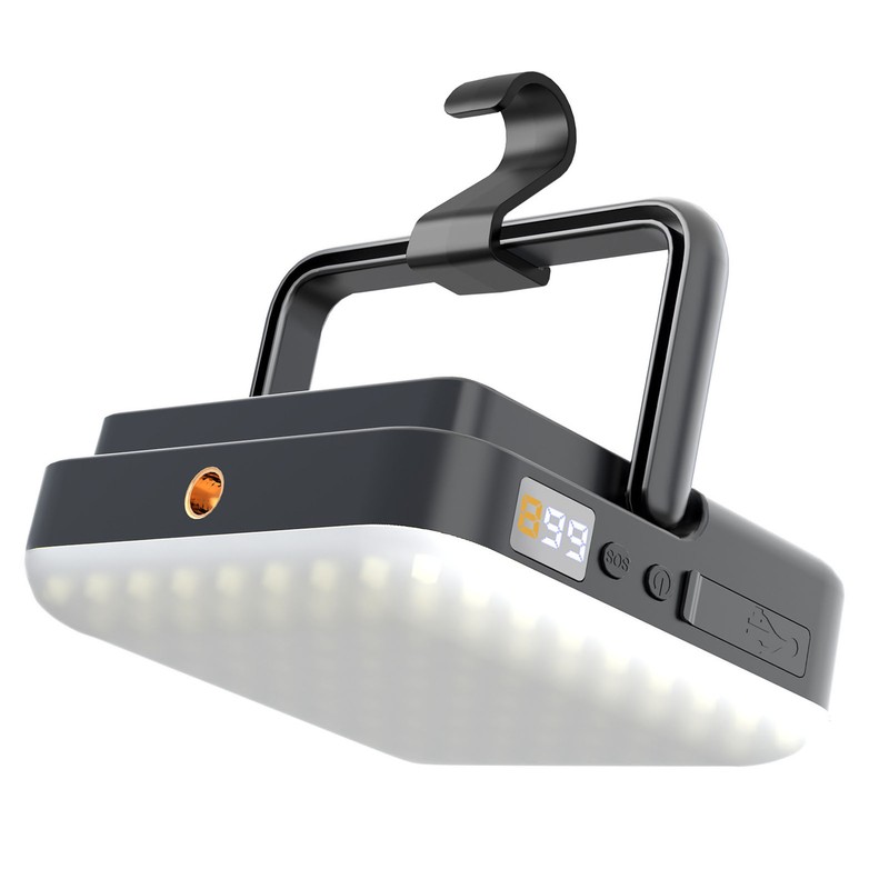 Outdoor Camping Tent Lamp Waterproof Rechargeable LED Camp Light Magnetic