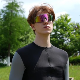 Sunbowglint Polarized Sports Sunglasses for Men Women Unbreakable TR90 Frame UV400 Protection Goggles Baseball Cycling Fishing Glasses