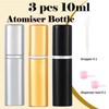 OBSGUMU 10ml Perfume Travel Bottle, 3pcs Perfume Atomiser Refillable, Spray