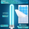 Qualirey 2 Pack 9W UV Replacement Bulb and 12 Pcs