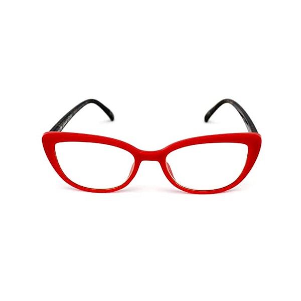 Foster Grant Gloss Women's Camilla Red Over sized Cat-Eye Reading