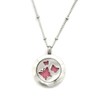 Flutter Butterfly Small 316L Stainless Steel Essential Oil Diffuser Necklace-