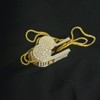 Gold Whistle with Detachable Case and Chain for Coaches Metal