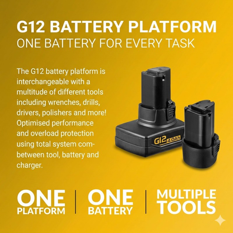 Durofix B1207LA G12 Series 12V Li-ion Interchangeable Battery Pack