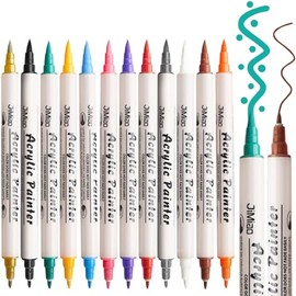 Set of 36 Colors Watercolor Brushes, Brush Pens, Watercolor Pens, Brush Pens, Ultra Fine Pens, Twin Markers, Water Resistant, Quick Dry