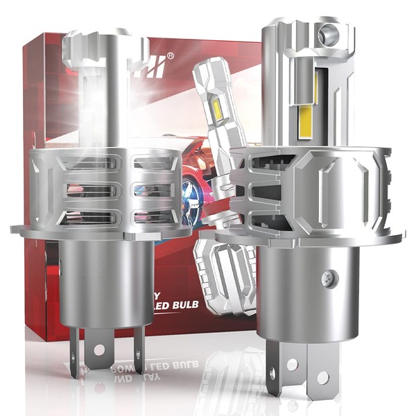 OUSHI H4 LED Headlight Bulbs, 110W 20000LM Per Pair Bright