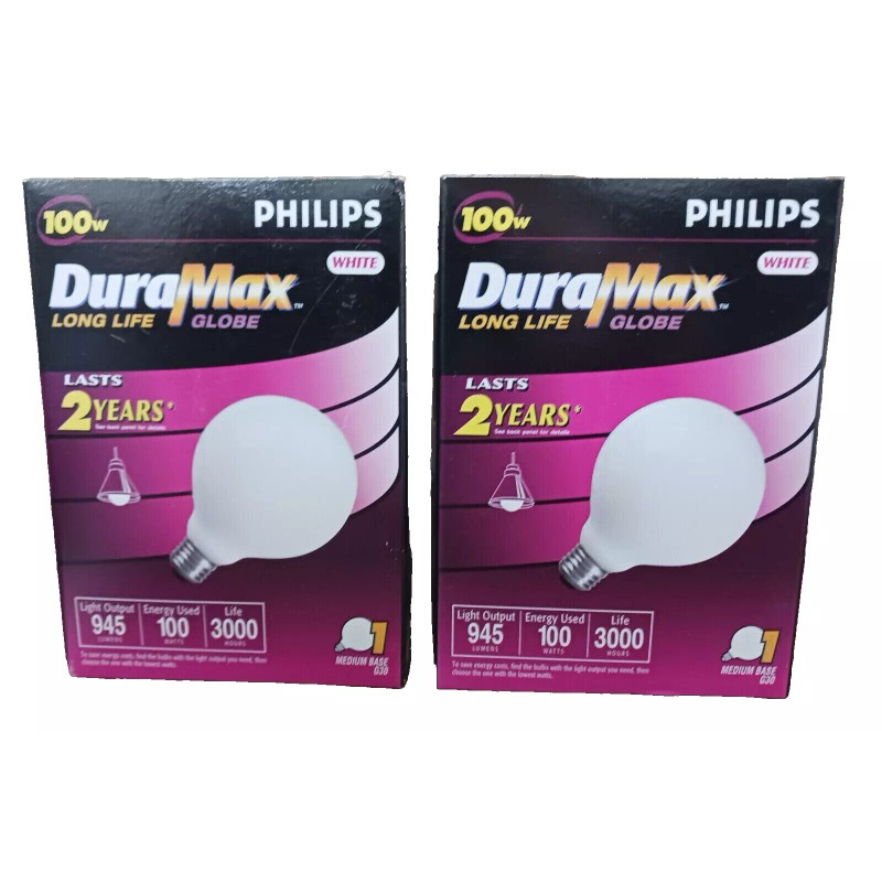 Phillipa / Duramax Phillips DuraMax G30 100w Globe Bulb -