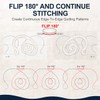 3Pcs Free Motion Quilting Templates, Acrylic Quilting Rulers for Industrial