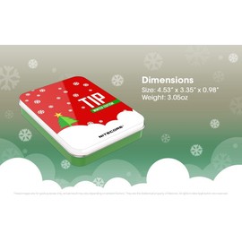 Nitecore Tip Winter Edition Rechargeable Keychain Light -360 Lumens - Holiday Gift Set - Red-Green